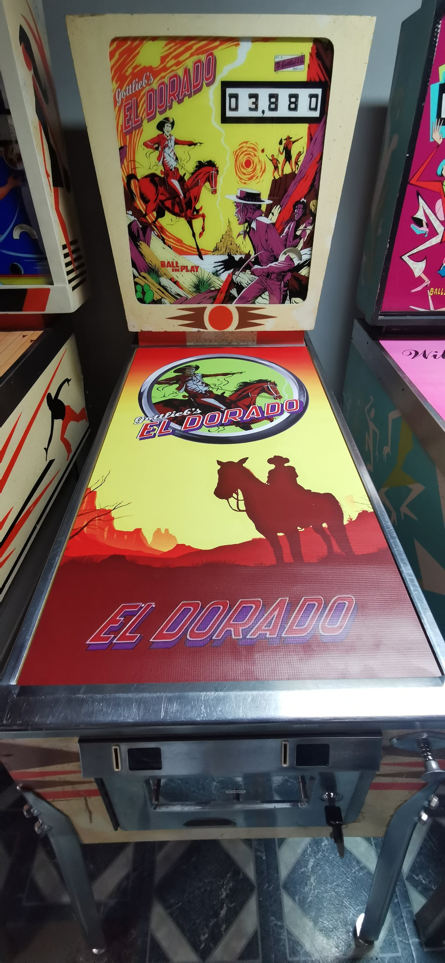 Pinball cover protection El Dorado Gottlieb