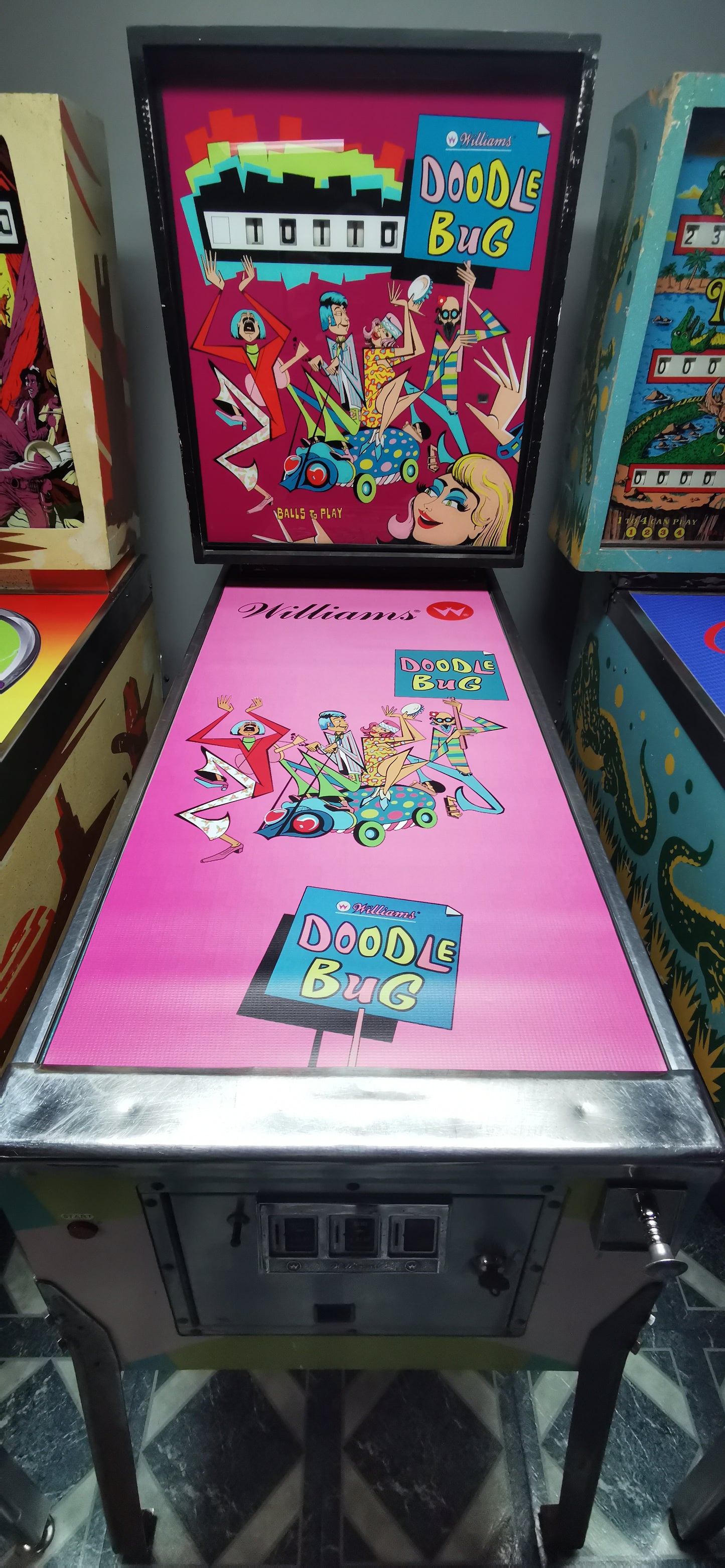 Pinball cover protection Doodle Bug