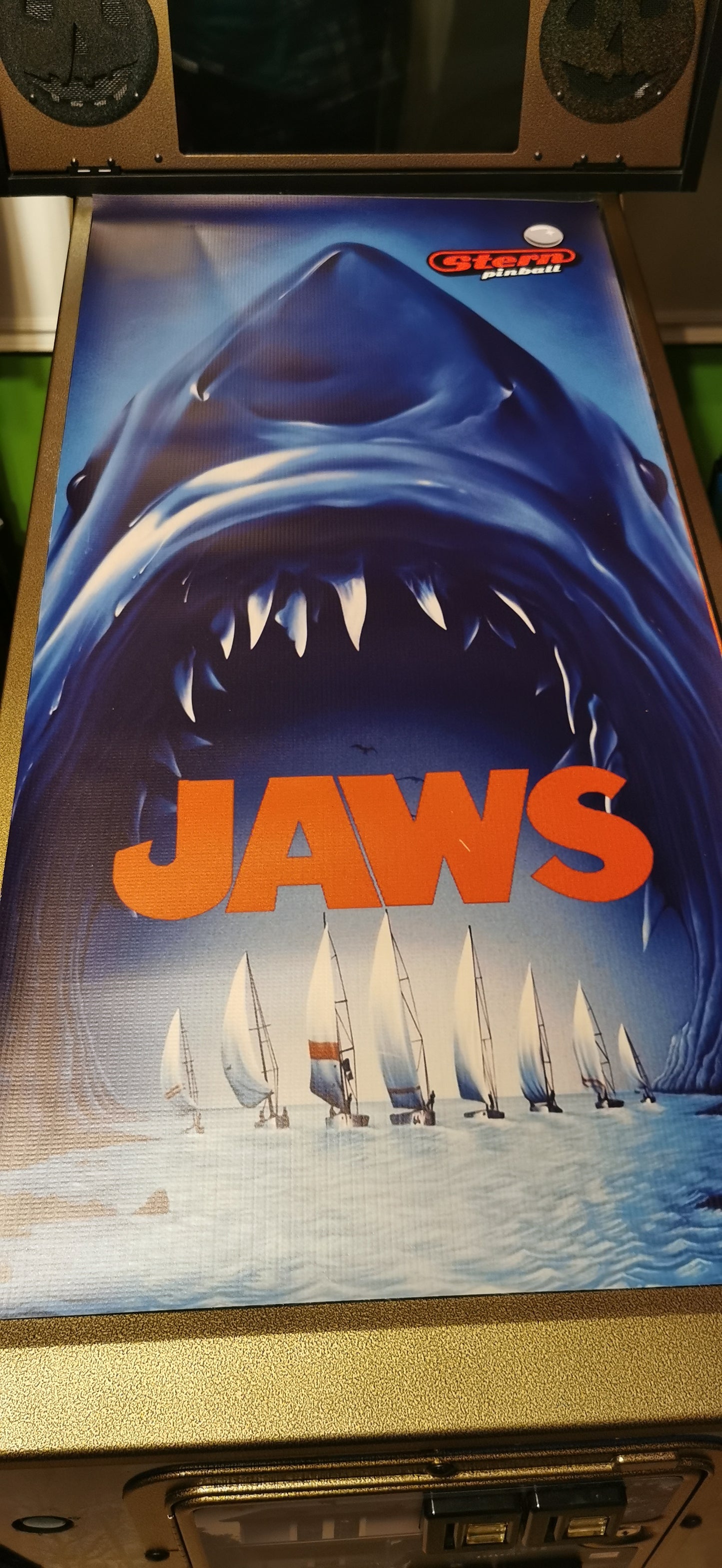 Pinball cover protection Jaws Stern