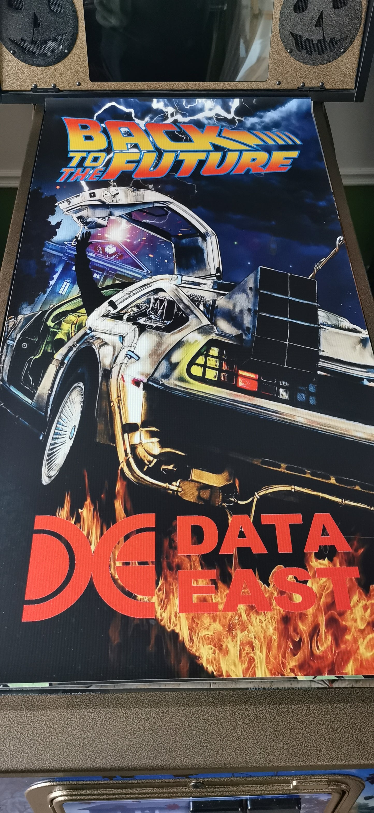 Pinball cover protection glass Back to the future