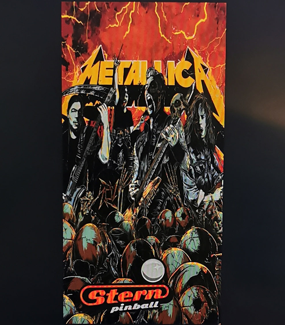 Pinball cover protection Metallica