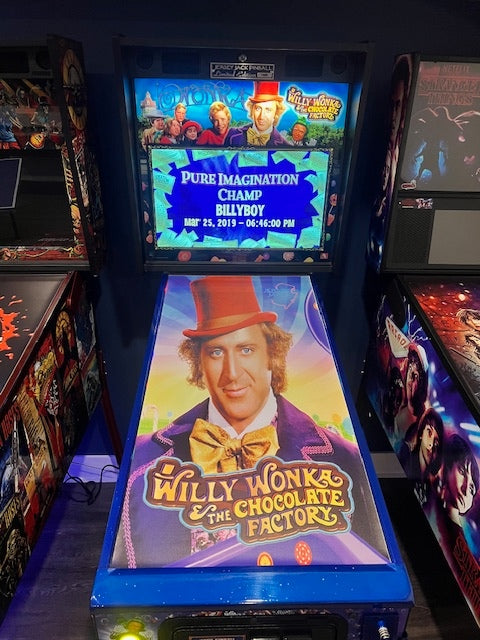 Pinball cover protection Willy Wonka JJP