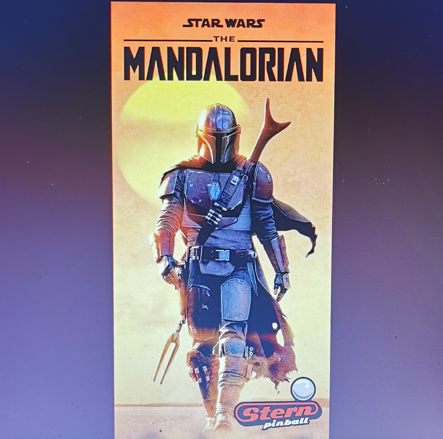 Pinball cover protection glass Star Wars The Mandalorian