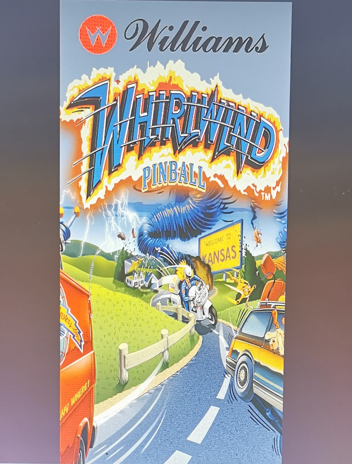Pinball cover protection glass Whirlwind Williams