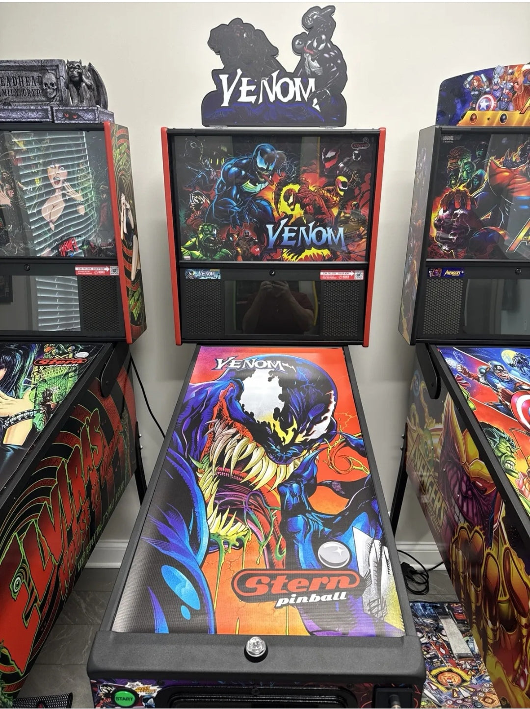 Pinball cover protection glass Venom Stern