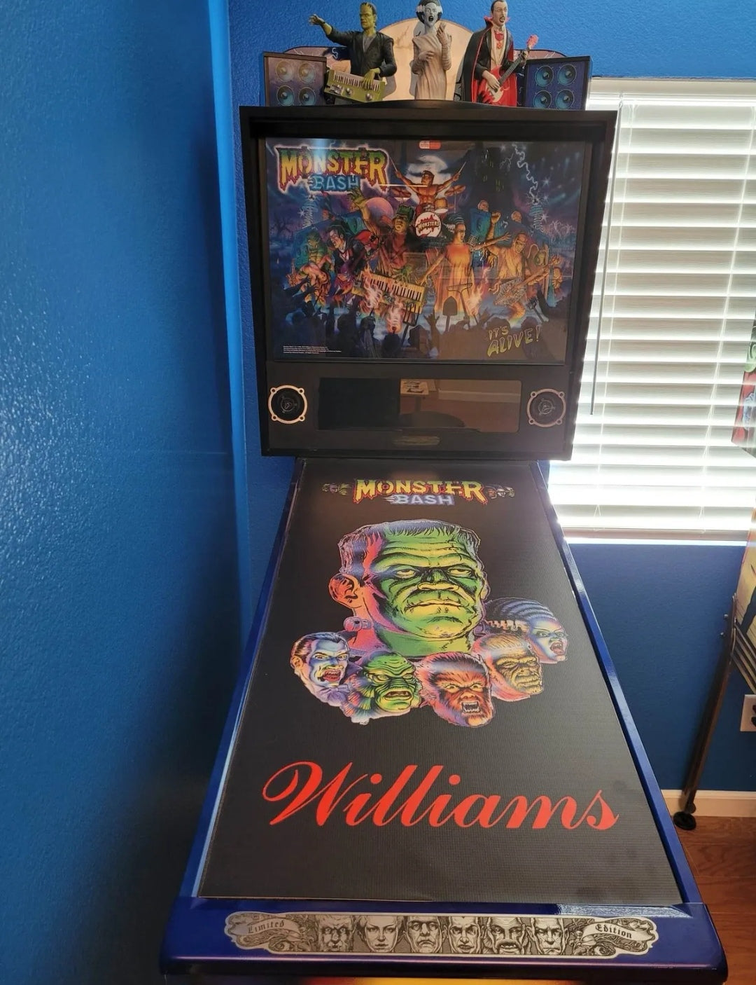 Pinball cover protection glass Monster Bash