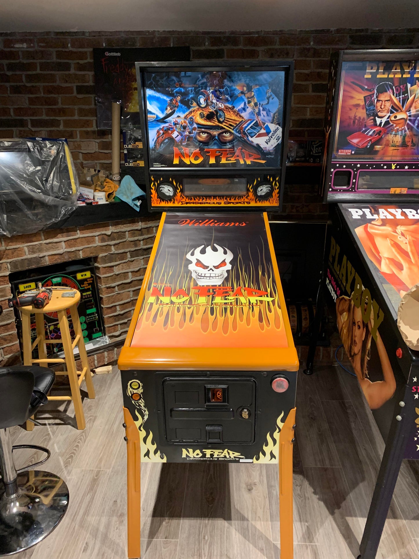 Pinball cover protection No Fear Williams