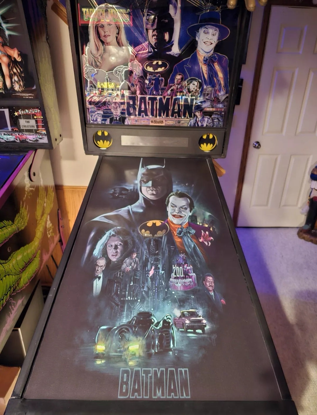 Pinball cover protection glass Batman