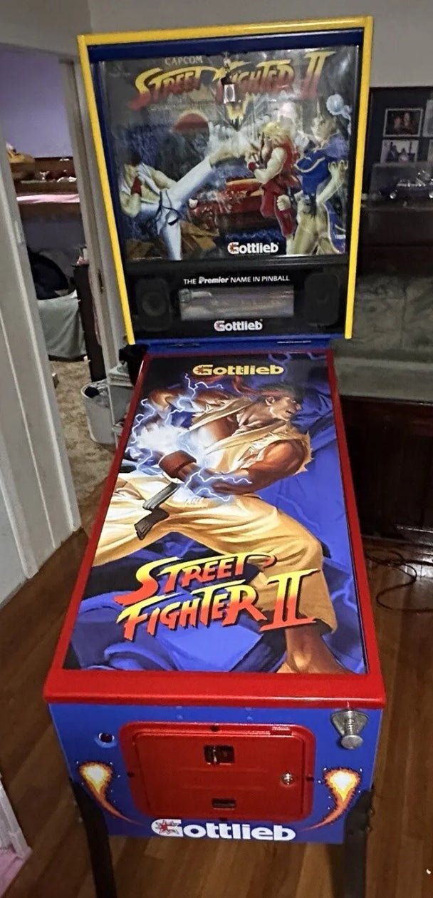Pinball cover protection glass street fighter
