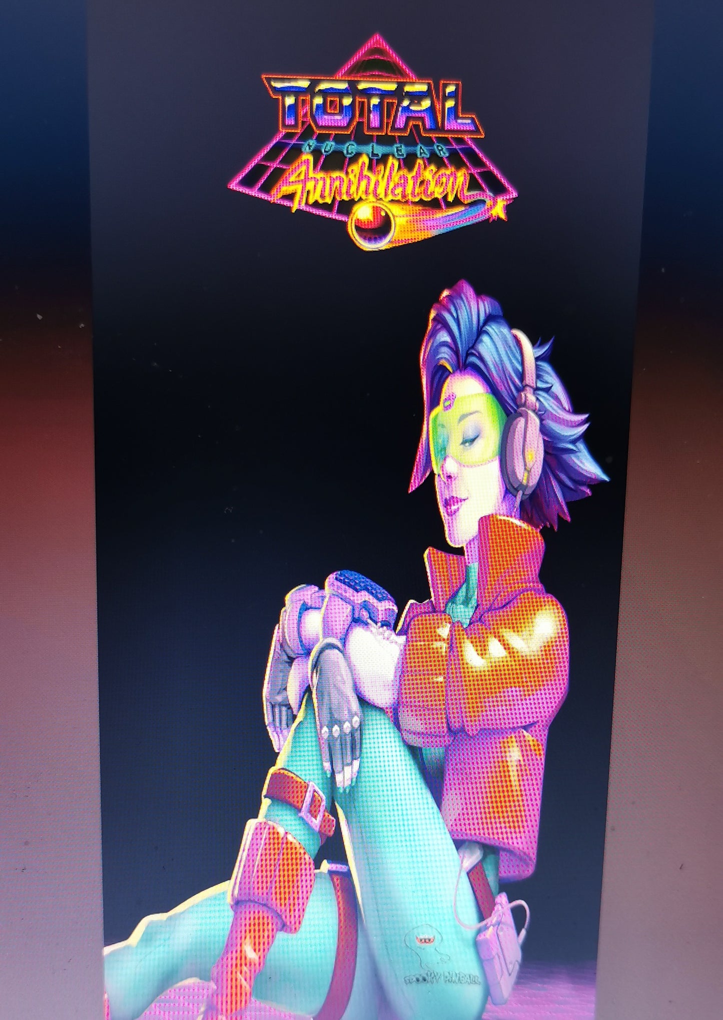 Pinball cover protection glass Total Annihilation