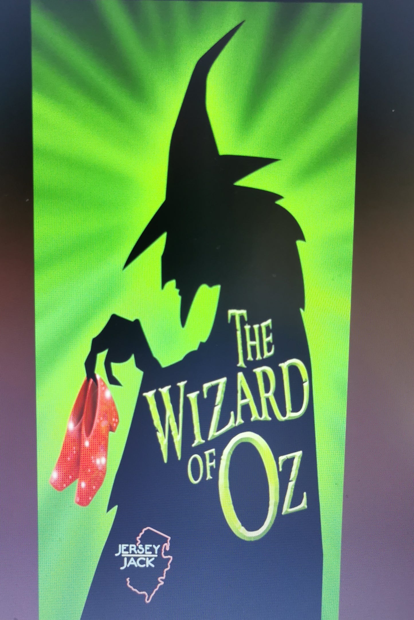 Pinball cover protection glass Wizard of Oz