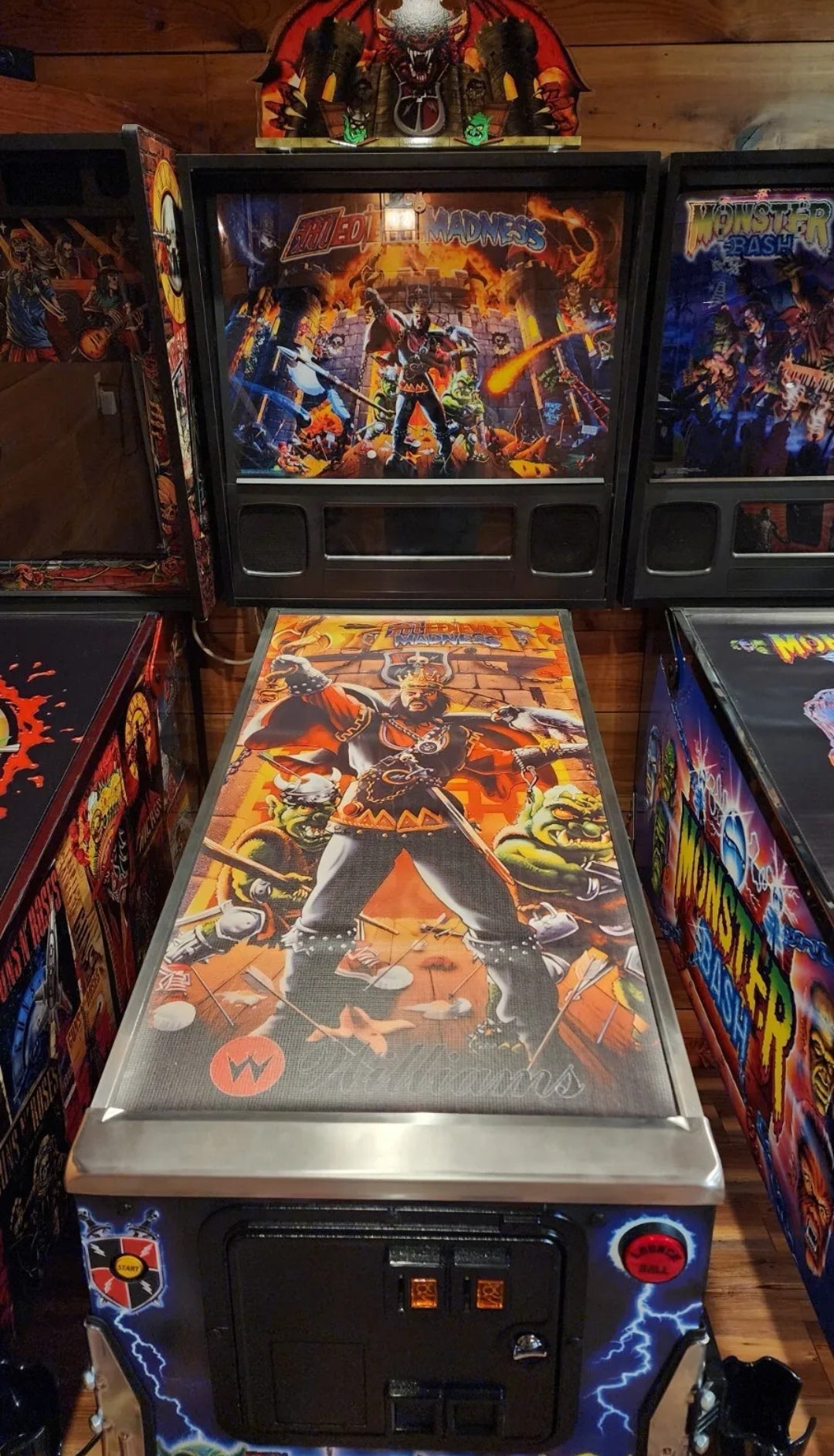 Pinball cover protection glass Medieval madness