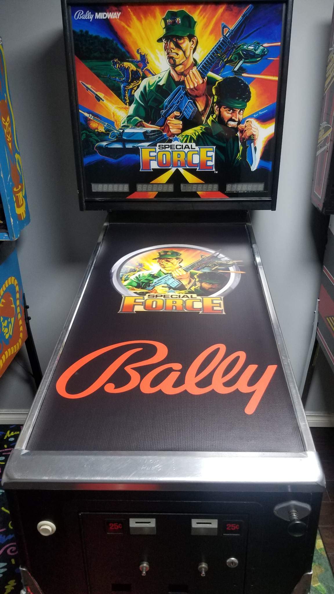 Pinball cover protection glass Spécial Force