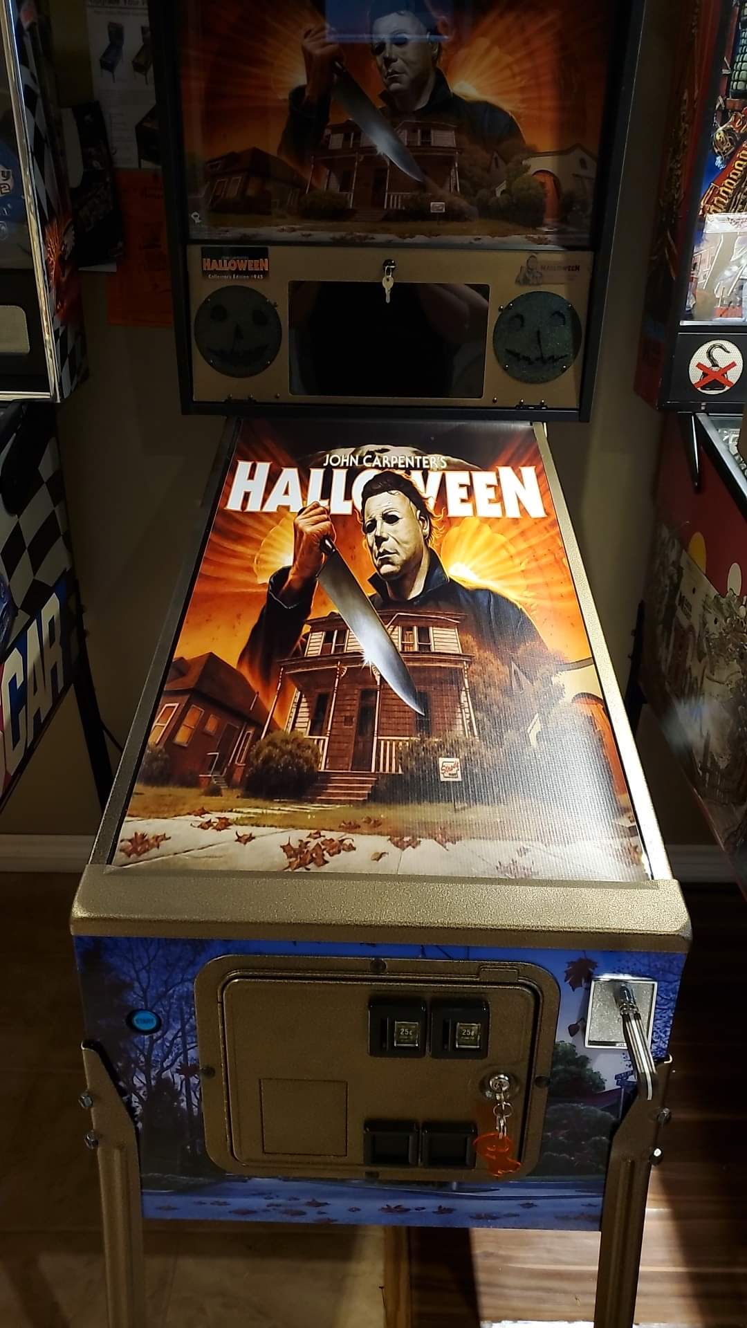 Pinball cover protection glass Halloween