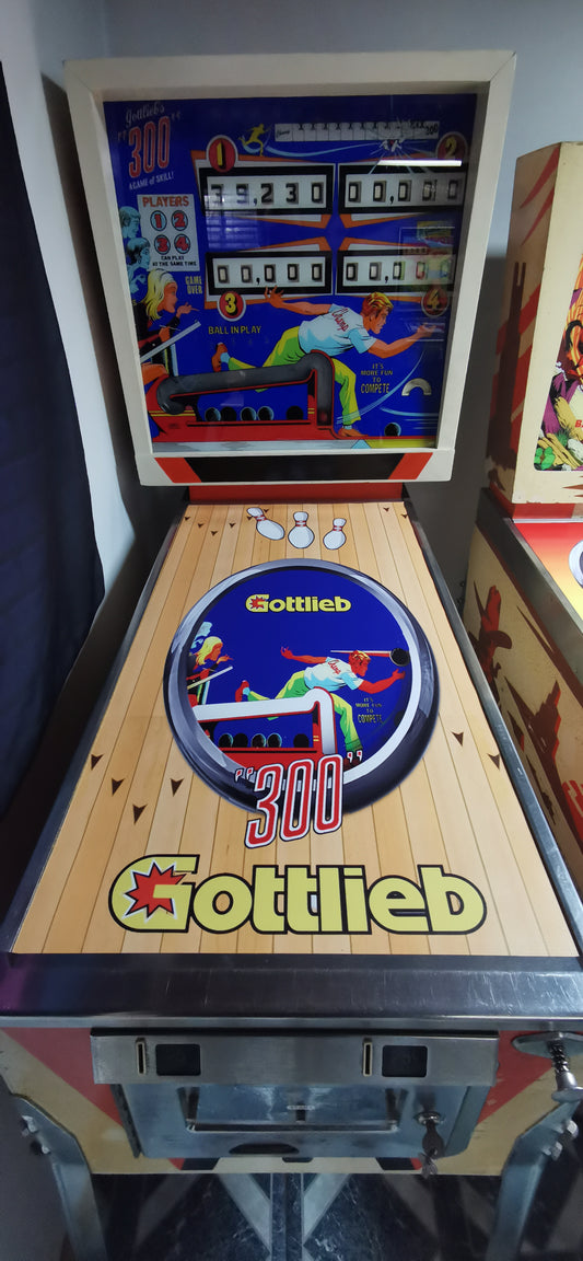 Pinball cover protection 300 Gottlieb