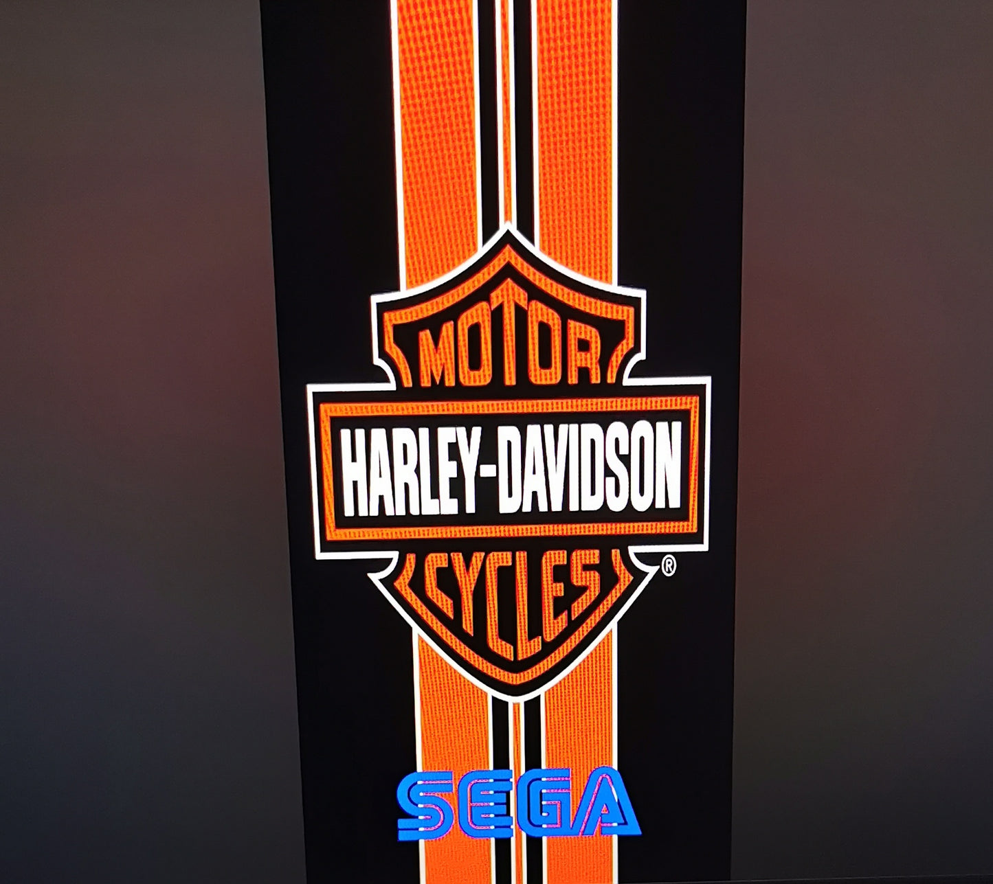 Pinball cover protection Harley Davidson Sega