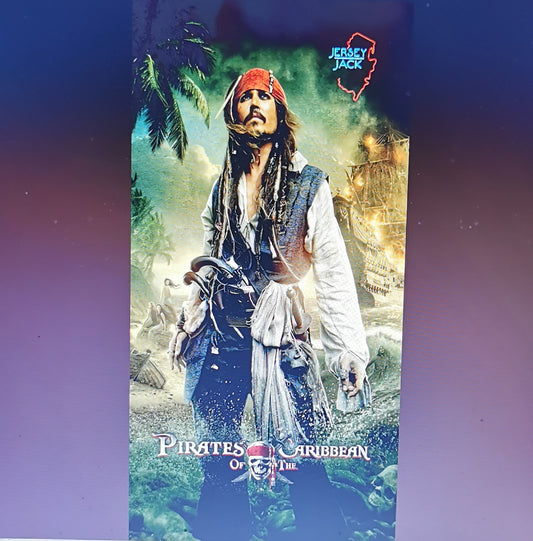 Pinball cover protection glass pirates of the caribbean