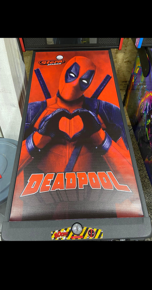 Pinball cover protection glass Deadpool