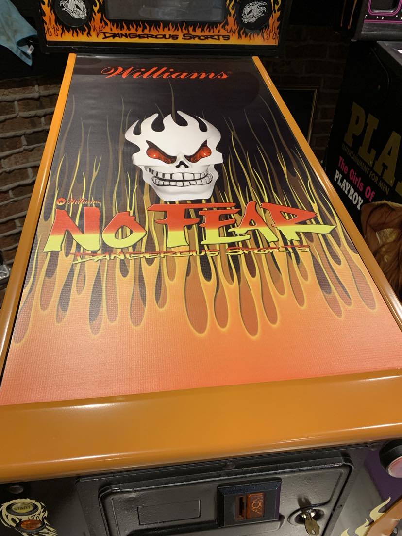 Pinball cover protection No Fear Williams