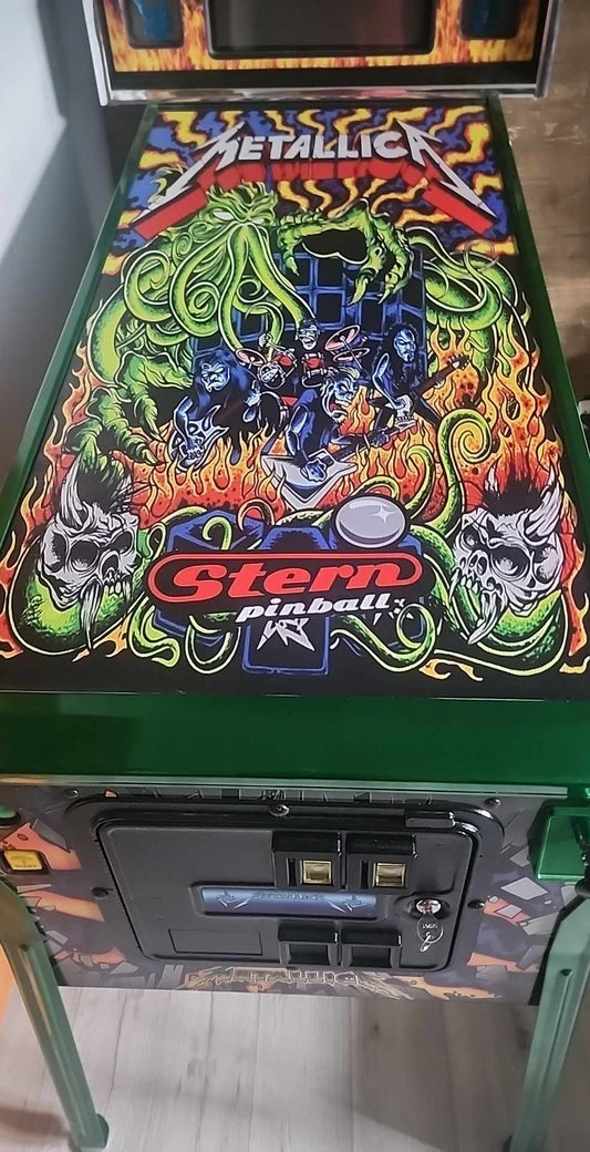 Pinball cover protection glass Metallica Stern