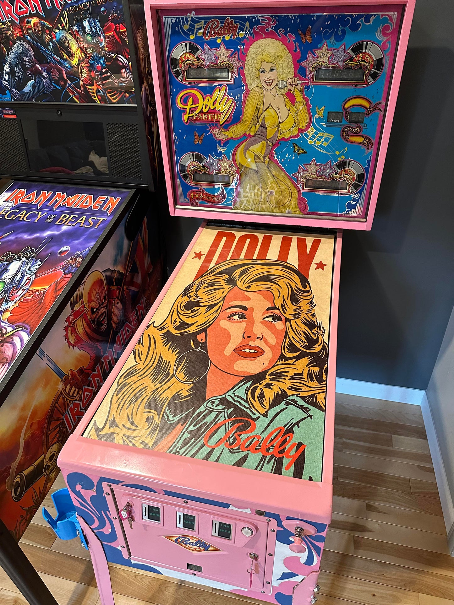 Pinball cover protection glass Dolly Parton