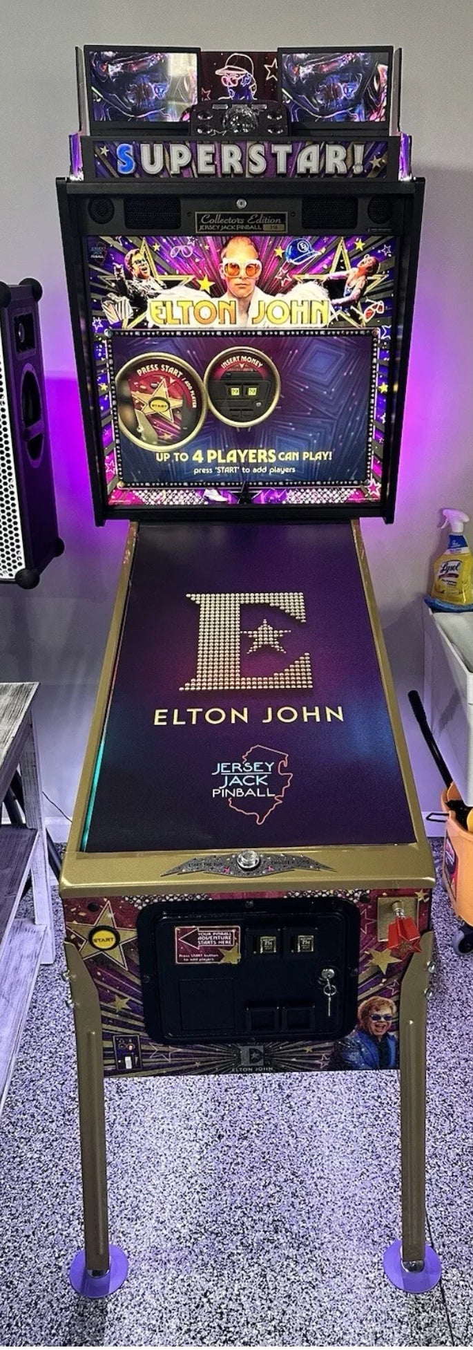 Pinball cover protection Elton John JJP