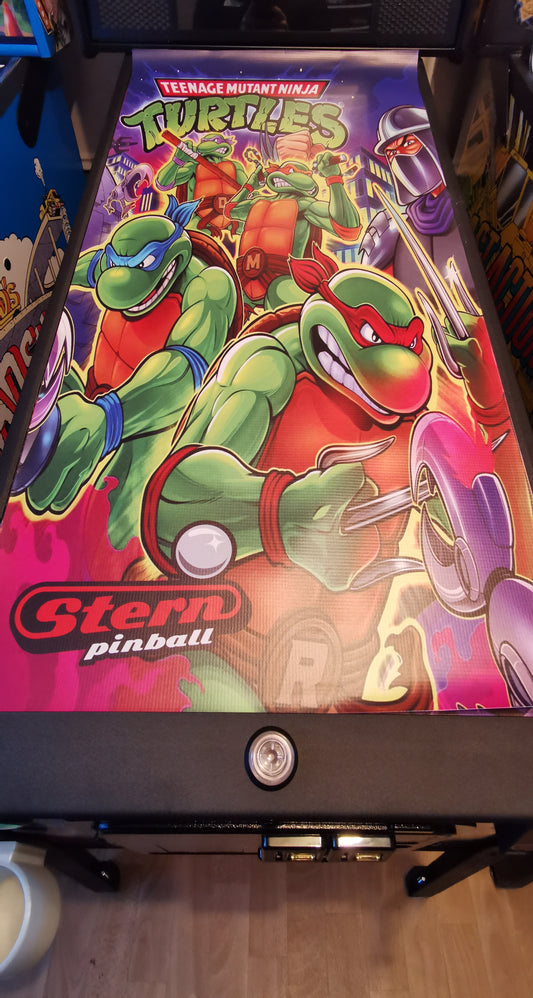 Pinball cover protection glass Ninja Turtle Stern