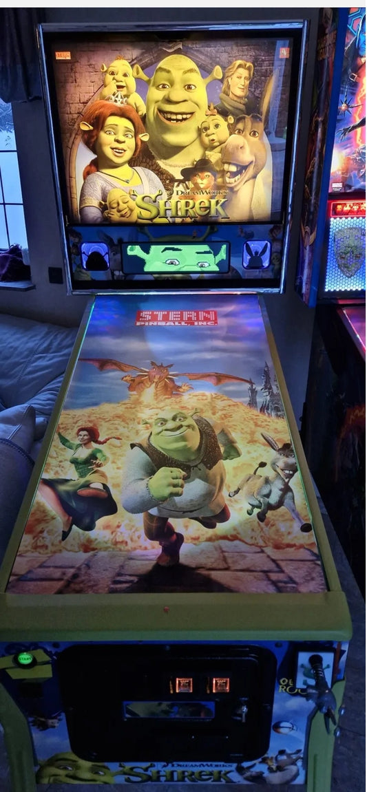 Pinball cover protection glass Shrek Stern