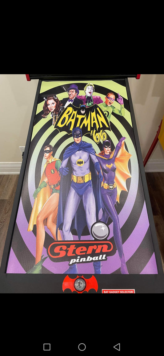 Pinball cover protection glass Batman 66 Stern