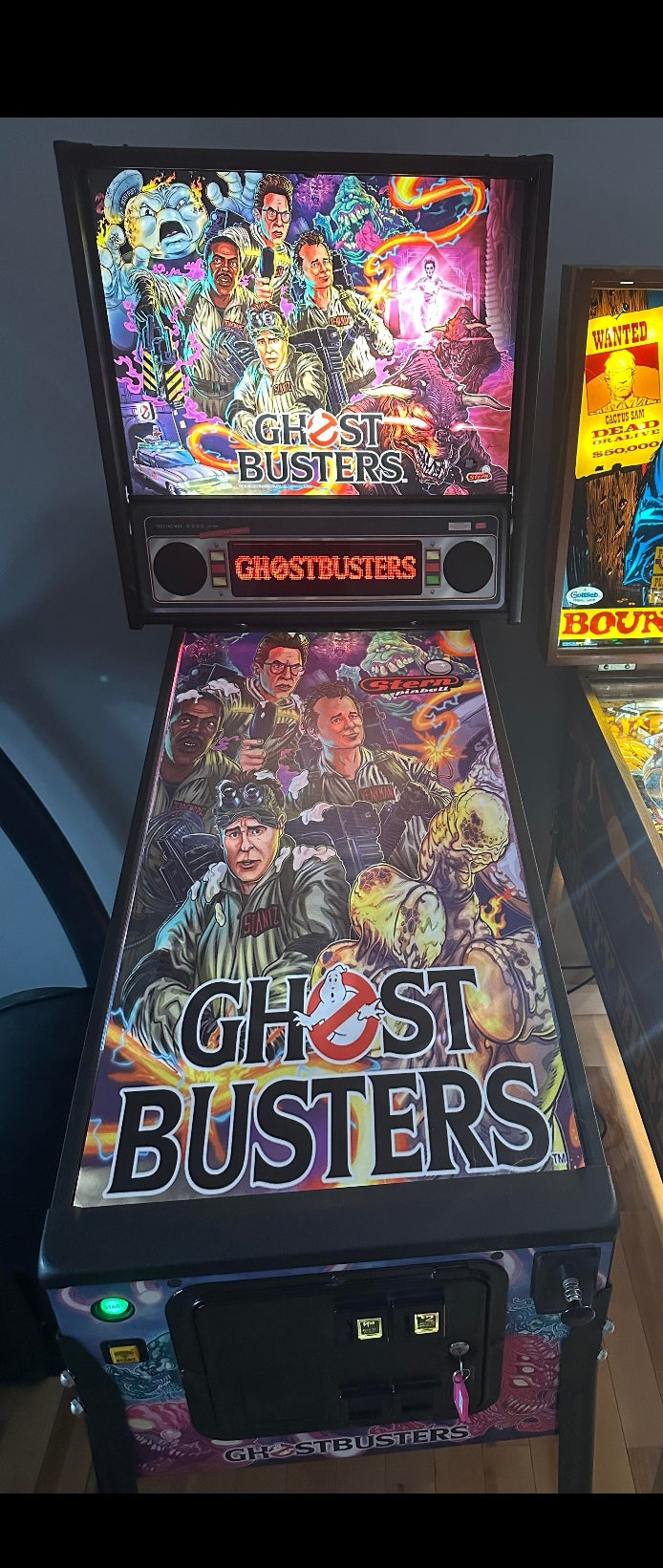 Pinball cover protection glass Ghostbusters Stern