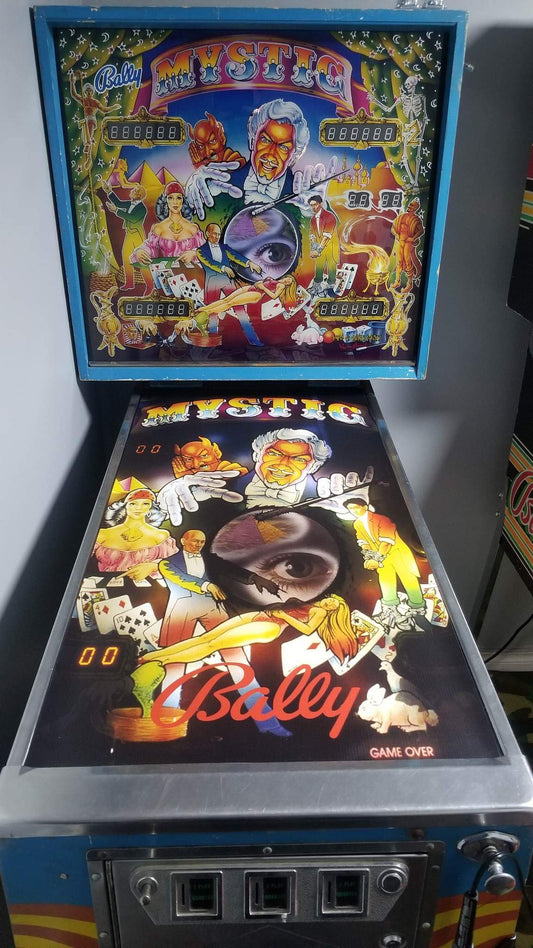 Pinball cover protection glass Mystic