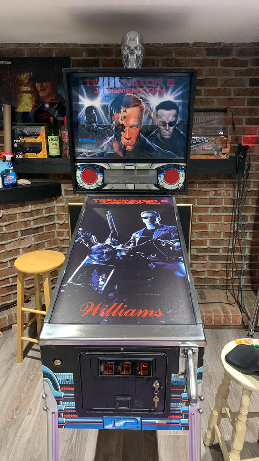 Pinball cover protection glass Terminator 2 Williams